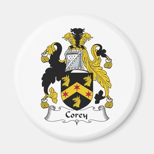 Corey Familienwappen Magnet (Vorne)