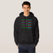 COREY TIGER 1980er-RETRO-COMPUTER-NERD Hoodie (Vorne ganz)