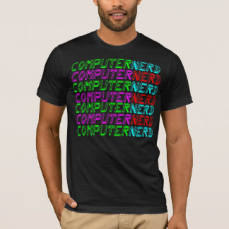 COREY TIGER 1980er-RETRO-COMPUTER-NERD T-Shirt