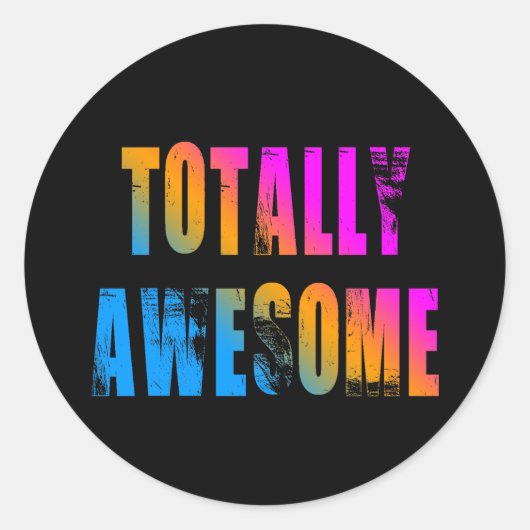 COREY TIGER 1980ER RETRO GANZ PHANTASTISCH RUNDER AUFKLEBER (Vorderseite)