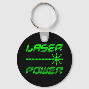 COREY TIGER 1980er RETRO LASER POWER Schlüsselanhänger