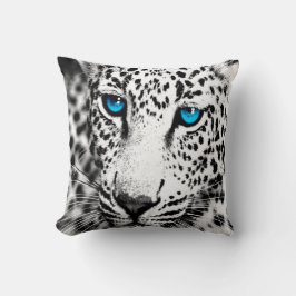 Corey Tiger 1980er Retro Snow Leopard Kissen