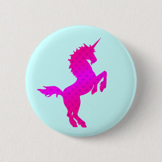 COREY TIGER 1980er RETRO VINTAG UNICORN STARS PINK Button