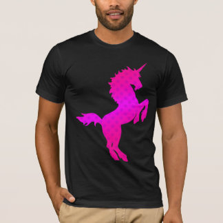 COREY TIGER 1980er RETRO VINTAG UNICORN STARS PINK T-Shirt