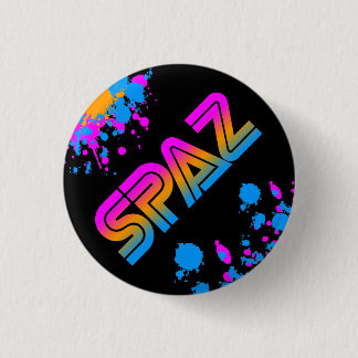 COREY TIGER 1980er SPAZ SPRITZER BUTTON BUTTON