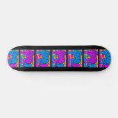 COREY TIGER 1980er TIGER SCENE BLACK Skateboard (Horizontal)