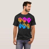 COREY TIGER 1980s MULTI TIGER TRACKS T-Shirt (Vorne ganz)