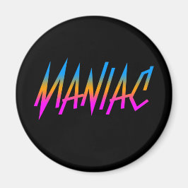 COREY TIGER 1980s RETRO MANIAC Magnet