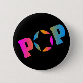 COREY TIGER 1980s RETRO POP DISCO STAR Button