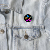 COREY TIGER 1980s RETRO STAR Button (Beispiel)
