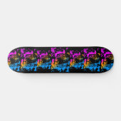 COREY TIGER 1980S TIGER FACE FARBEN SKATEBOARD (Horizontal)