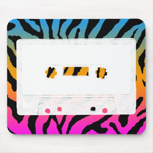 Corey Tiger 80er Cassette Tape Mousepad (Vorne)