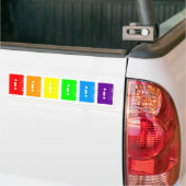 Corey Tiger 80er Cassette Tapes Rainbow Autoaufkleber (Auf Lkw)