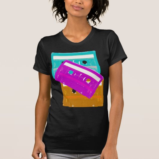 Corey Tiger 80er Cassette Tapes Shirt (Vorderseite)