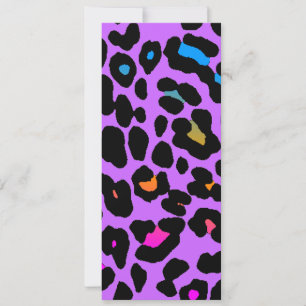 Corey Tiger 80er Leopard-Flecken (Lila)
