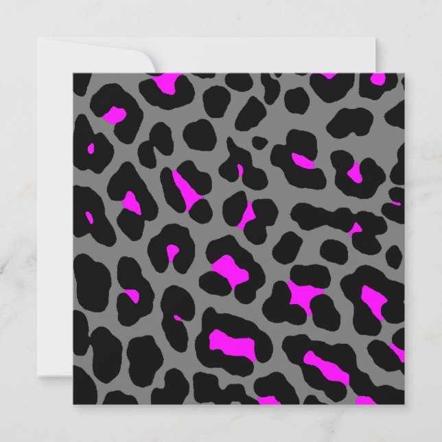 Corey Tiger 80er Leopard Spots (grau) (Vorderseite)