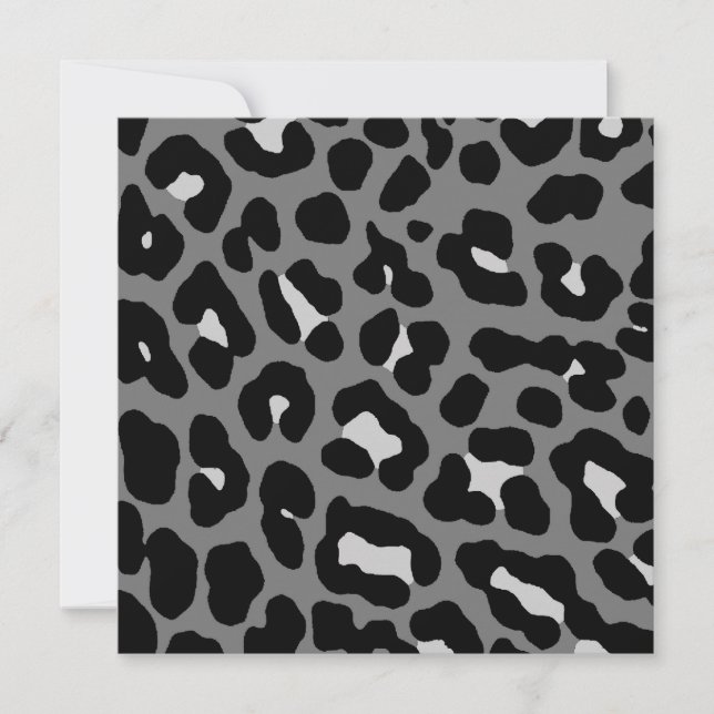 Corey Tiger 80er Leopard Spots (grau) (Vorderseite)