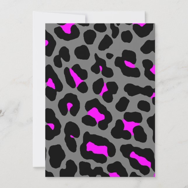 Corey Tiger 80er Leopard Spots (grau) (Vorderseite)