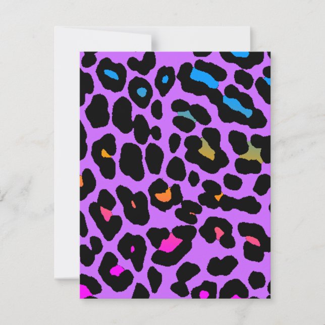 Corey Tiger 80er Leopard Spots (Lila) (Vorderseite)