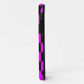 Corey Tiger 80er Neon Checkerboard (Fuschia Pink) Case-Mate iPhone Hülle (Hinten/Links)