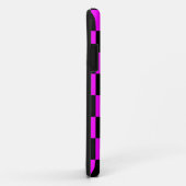 Corey Tiger 80er Neon Checkerboard (Fuschia Pink) Case-Mate iPhone Hülle (Hinten/Rechts)