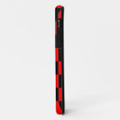 Corey Tiger 80er Neon Checkerboard (rot) Case-Mate iPhone Hülle (Hinten/Links)