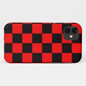 Corey Tiger 80er Neon Checkerboard (rot) Case-Mate iPhone Hülle (Rückseite (Horizontal))