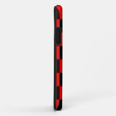 Corey Tiger 80er Neon Checkerboard (rot) Case-Mate iPhone Hülle (Hinten/Rechts)