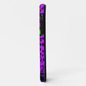 Corey Tiger 80er Neon Leopard Face Case-Mate iPhone Hülle (Hinten/Links)