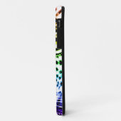 Corey Tiger 80er Neon Leopard Face (Regenbogen) Case-Mate iPhone Hülle (Hinten/Links)