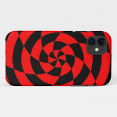 Corey Tiger 80er Neon Op Art (rot) Case-Mate iPhone Hülle (Rückseite (Horizontal))