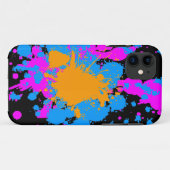 Corey Tiger 80er Neon Paint Spaltter Case-Mate iPhone Hülle (Rückseite (Horizontal))