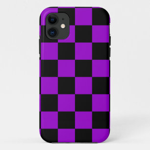 Corey Tiger 80er Neon-Schachbrett (Lila) Case-Mate iPhone Hülle