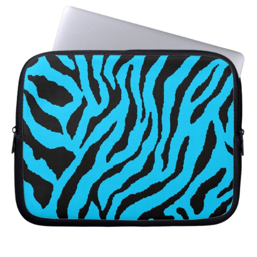 Corey Tiger 80er Neon Tiger Print Laptopschutzhülle (Vorderseite)