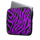 Corey Tiger 80er Neon Tiger Print Laptopschutzhülle (Vorderseite Links)