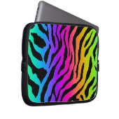 Corey Tiger 80er Neon Tiger Print Laptopschutzhülle (Vorne Rechts)