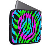 Corey Tiger 80er Neon Tiger Print Laptopschutzhülle (Vorne Rechts)
