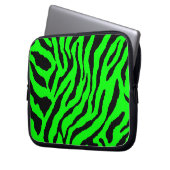 Corey Tiger 80er Neon Tiger Print Laptopschutzhülle (Vorderseite Links)