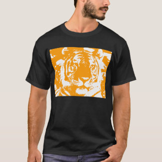 COREY TIGER 80er ORANGE TIGER FACE T-Shirt