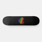 Corey Tiger 80er Rainbow Strip Skateboard (Horizontal)