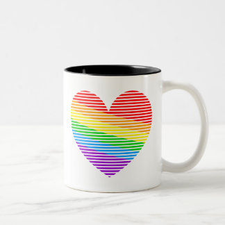 Corey Tiger 80er Rainbow Strip Tasse