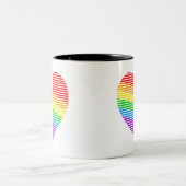 Corey Tiger 80er Rainbow Strip Tasse (Mittel)