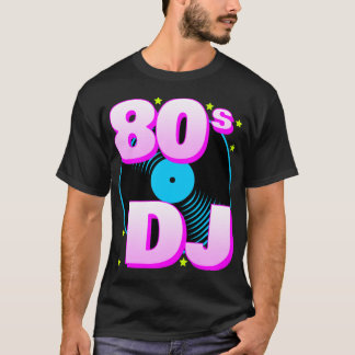 Corey Tiger 80er Retro 80er DJ T - Shirt