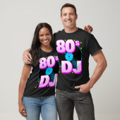 Corey Tiger 80er Retro 80er DJ T - Shirt (Unisex)