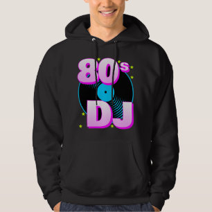 Corey Tiger 80er Retro "80s DJ" Kapuzenpullover Hoodie