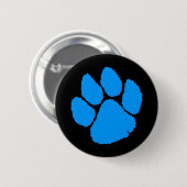 COREY TIGER '80er RETRO BLUE TIGER CLAW Button (Vorne & Hinten)