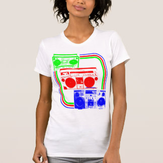 Corey Tiger 80er Retro Boombox Radio T-Shirt