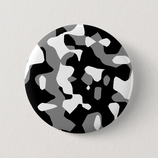 Corey Tiger 80er Retro Gray Camouflage (Camouflage Button (Vorderseite)