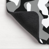 Corey Tiger 80er Retro Gray Camouflage (Camouflage Mousepad (Ecke)