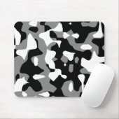 Corey Tiger 80er Retro Gray Camouflage (Camouflage Mousepad (Mit Mouse)
